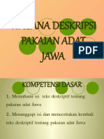 Deskripsi Pakaian Adat