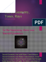 Sacred Geometry, Tones, Rays: With Magic Squares