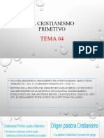 Tema 4 El Cristianismo Primitivo