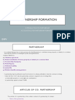 Introduction To Partnership Accounting For Partnership Formation