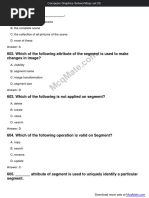 Computer Graphics Solved Mcqs Set 25