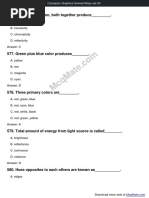 Computer Graphics Solved Mcqs Set 24