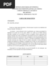 Modelo Carta solicitud de ayuda económica