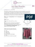 Lacy Day Poncho: Design by Johanna Lindahl / Mijo Crochet