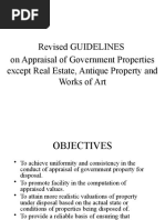 Revised GUIDELINES On Appraisal of Government Properties Except Real Estate, Antique Property and Works of Art