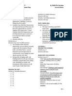 Listening and Speaking 3 Q: Skills For Success Unit 1 Student Book Answer Key