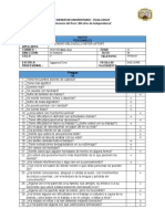 Cuestionario de Sintomas SRQ (Ansiedad y Depresion)