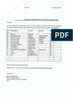 Letter of FAA Form 8130 on 17.8.2021