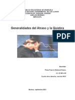 Mercantil  Quiebra y Atraso Venezuela