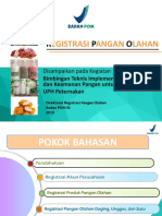 Registrasi Pangan Olahan
