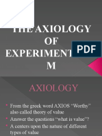 The Axiology of Experimentalism