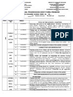 Anglais Annual Progression Sheet/Form: Premiere: Level: Re È Number of Lessons: Weekly Load.: Annual Load