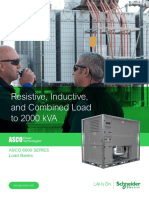Resistive, Inductive, and Combined Load To 2000 kVA: Asco 6000 Series Load Banks