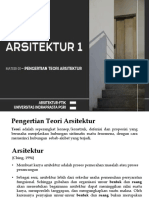 Teori Arsitektur 1 01