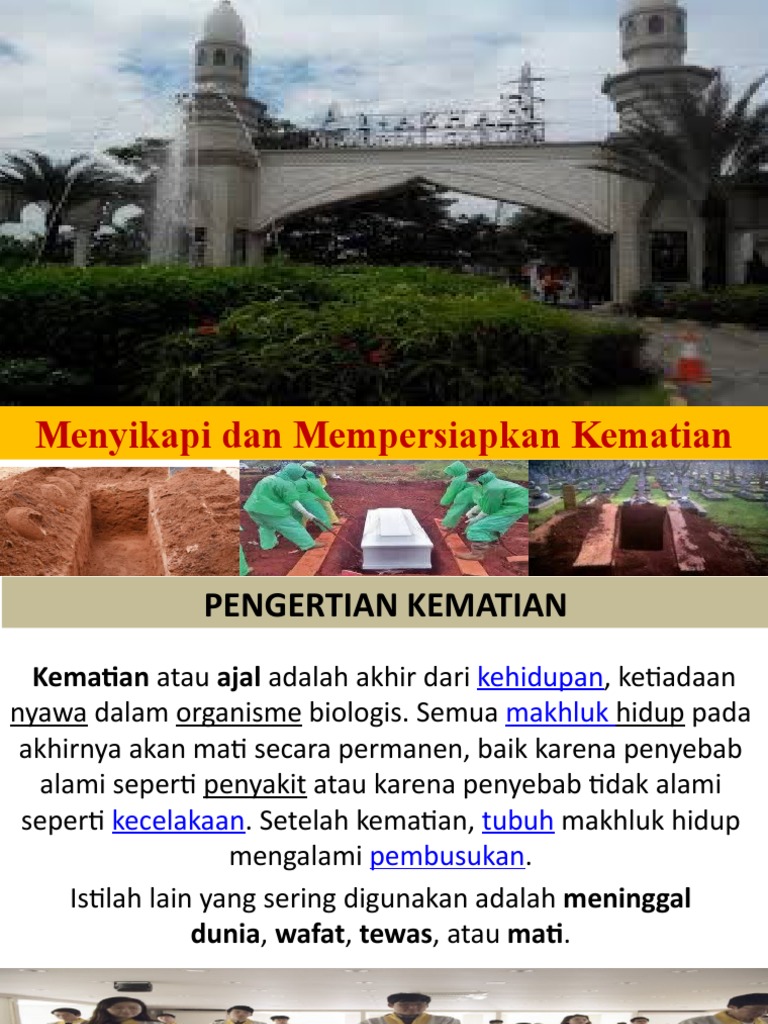 Menyikapi Dan Menyiapkan Kematian Pdf