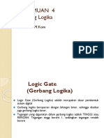 Pertemuan 4 Gerbang Logika