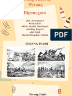 Perang Padri & Perang Diponegoro by Kelompok I