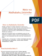 Moto Wa Madhabahu Utaendelea Kuwaka