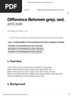 Difference Between Grep, Sed, and Awk - Baeldung On Linux