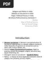 Sem 2, Alankar, PPI, Religion and Politics in India