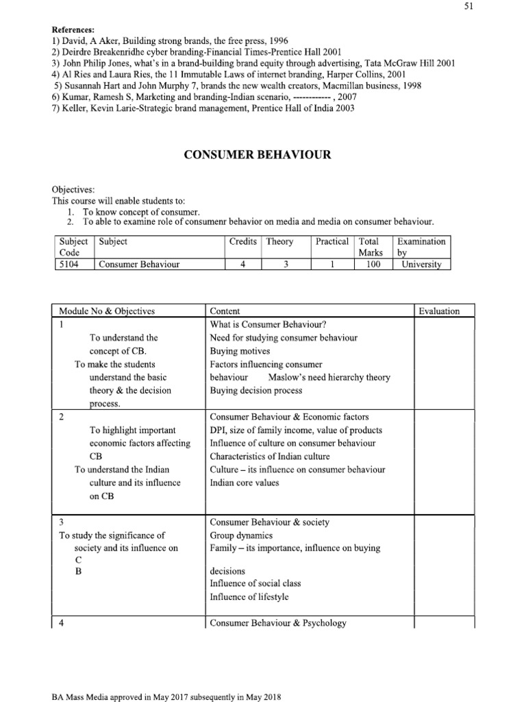 Consumer Behaviour | PDF