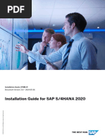 Installation Guide For SAP S/4HANA 2020