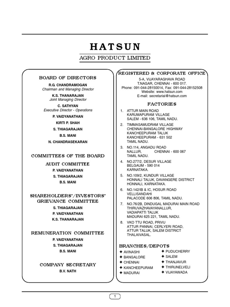 hatsun corporate office