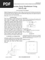 N×N Antenna Array Simulations Using MATLAB