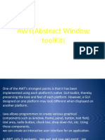 AWT (Abstract Windowing Toolkit)