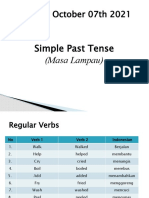 Simple Past Tense 5