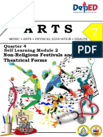 Non-Religious Festivals and Theatrical Forms: Quarter 4 Self Learning Module 2