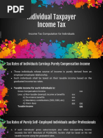 Individual Income Tax Computations