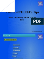 Toefl-Ibt/Ielts Tips: Useful Vocabulary For The Writing Tests