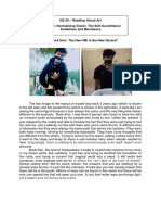 GE 20 - Reading Visual Art Activity 4: Normalizing Vision: The Self-Surveillance Guidelines and Mechanics