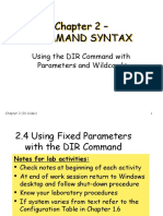 Chapter 2 - Command Syntax