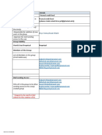 Group ID Creation Form-PCF