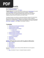 Género literario