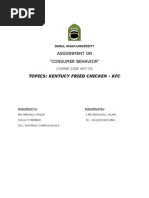 Download Assingment of KFC Report by Kaji Rifat Ferdous SN53090152 doc pdf
