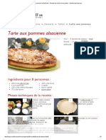 Tarte Aux Pommes Alsacienne - Recette de Cuisine Avec Photos - MeilleurduChef