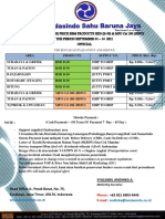 Penawaran (Offer) Resmi (Official) Price BBM Products HSD (B-30) & Mfo CST 180 (Hsfo) Periode 01-14 September 2021 PT LSBJ