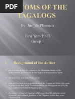 CustOms of The Tagalogs