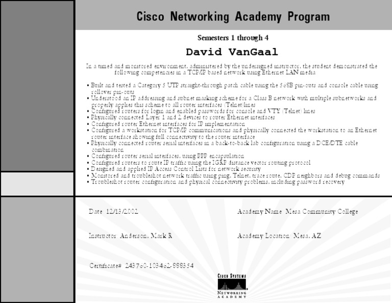 cisco netacad certificate