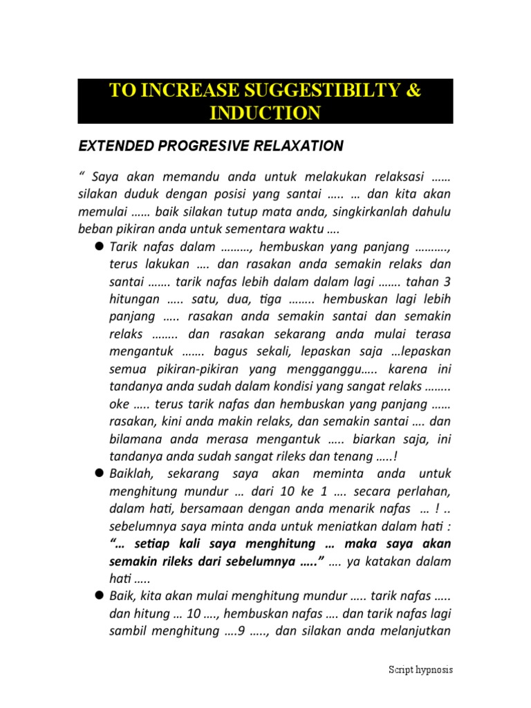 Contoh EPR untuk Relaksasi Mendalam | PDF | Pengembangan Diri