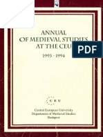 Annual of Medieval Studies at CEU Vol. 1