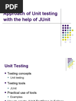 Approach of Unit Testing With The Help of Junit