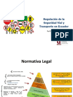 Regulación de la seguridad vial y transporte en Ecuador