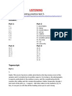 FCE listening practice test 3