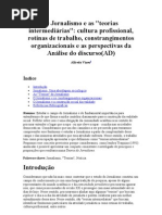 O Jornalismo e as Teorias