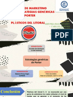 Estrategias genéricas de Porter para plásticos del litoral