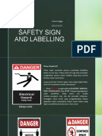 Tugas Safety Sign - Manajemen Risiko - Cassie